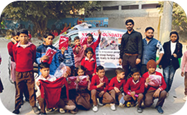 Children supported by Neeyat Foundation